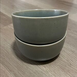 Brand New. Elegant Green Ceramic Bowls